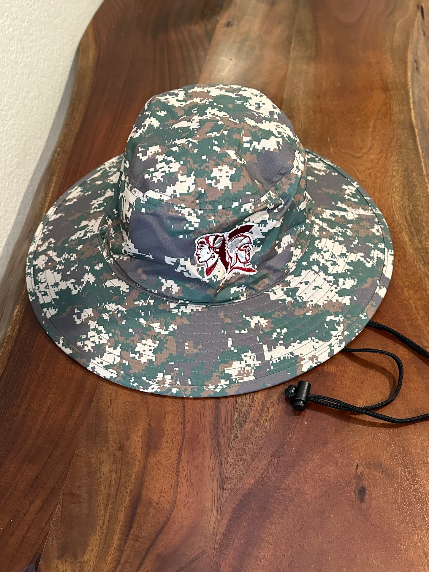 Spearfish Spartans Adidas Wide Brim Sun Hat - Camo