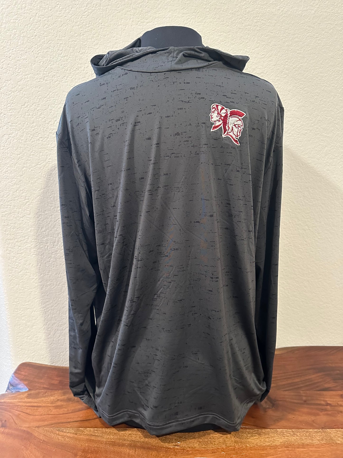 NEW!! Spearfish Spartans Adidas Core Lightweight Hoodie - Gray
