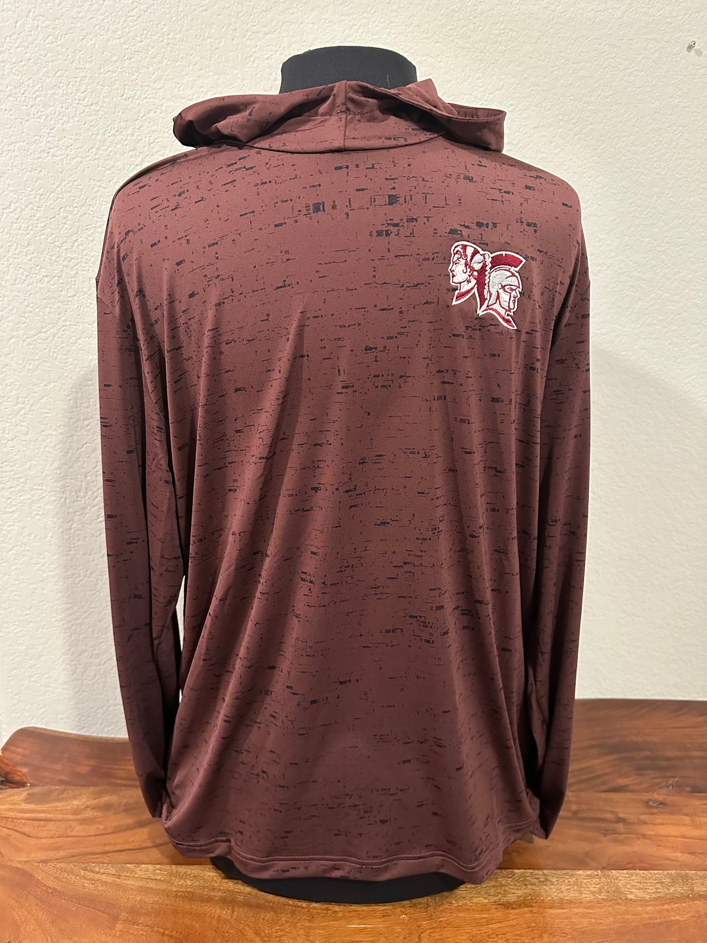 NEW!! Spearfish Spartans Adidas Core Lightweight Hoodie - Maroon