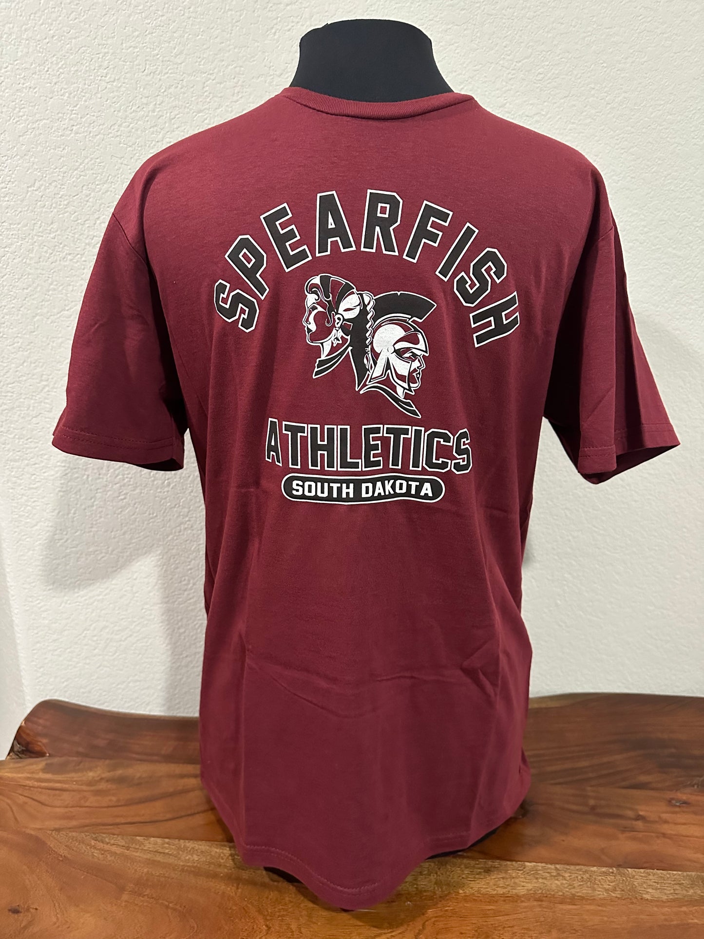 Spearfish Spartans Gildan Softstyle T-Shirt - Maroon