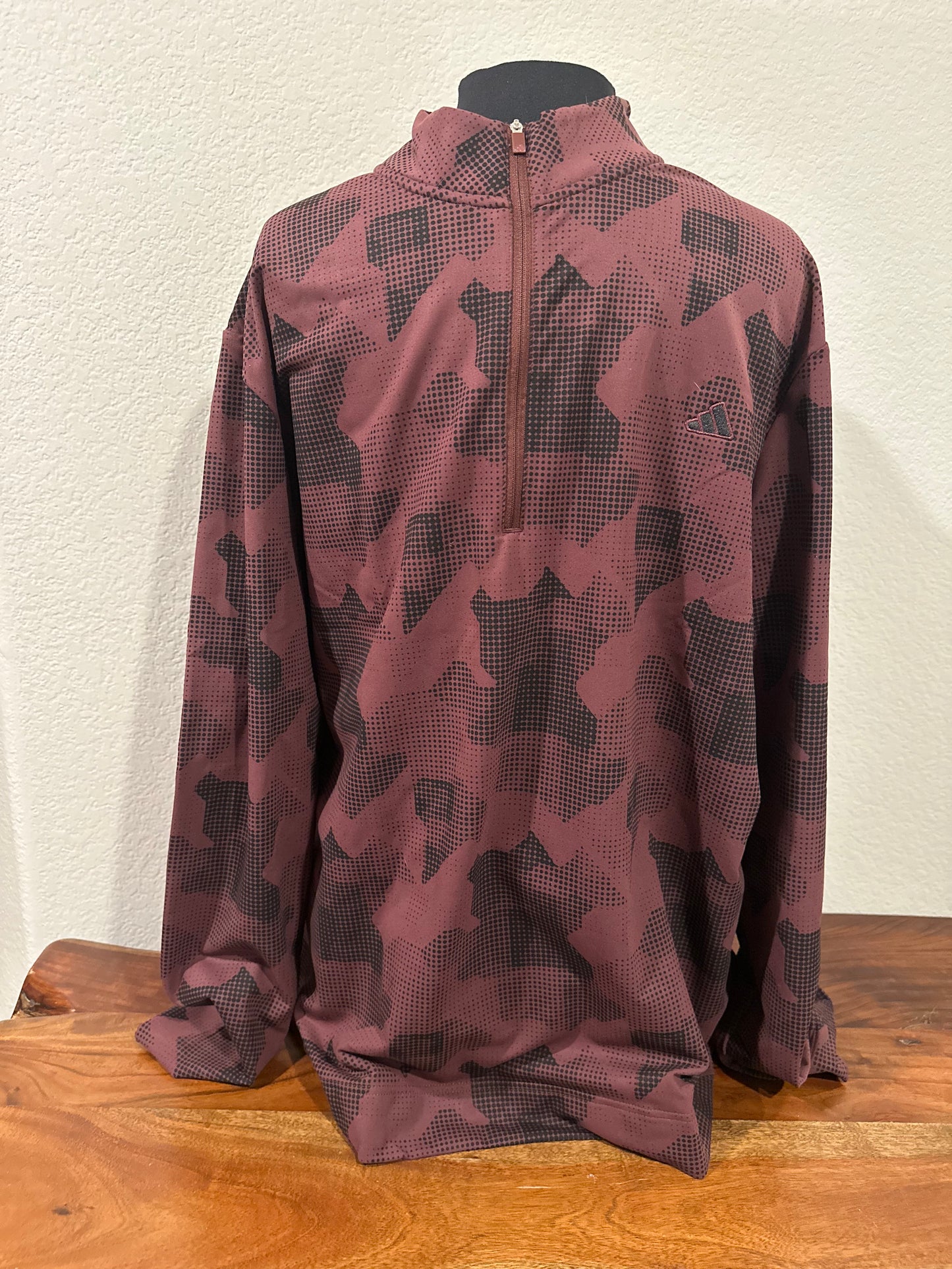 NEW!! Spearfish Spartans Adidas Go-To Printed Quarter-Zip Pullover