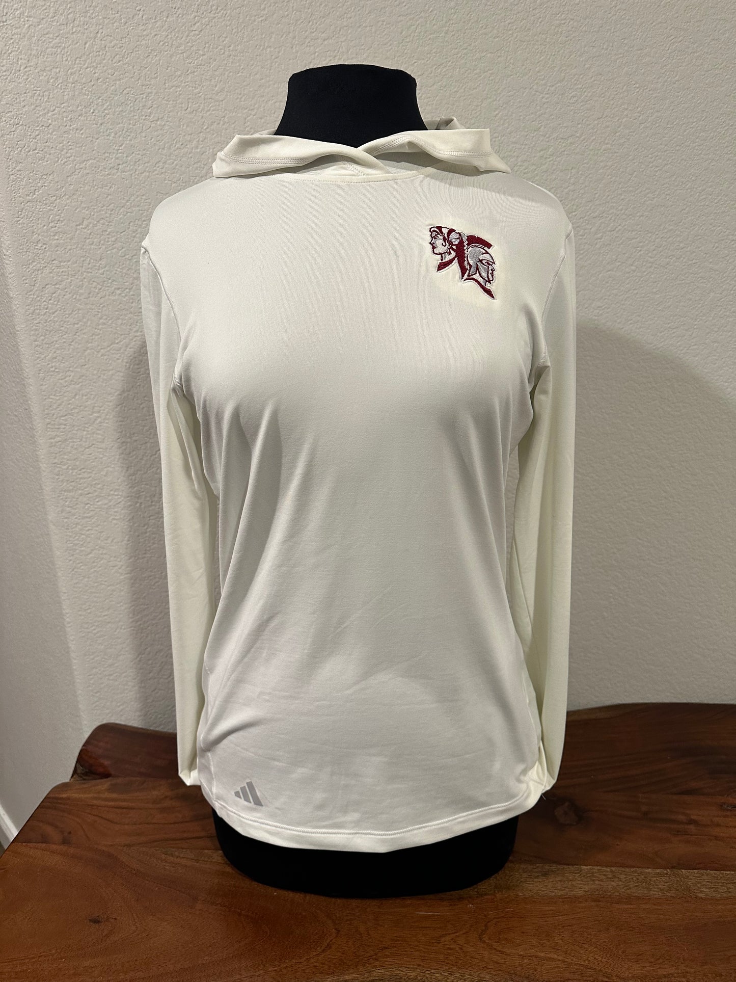 Spearfish Spartans Adidas Women's Performance Hoodie - White