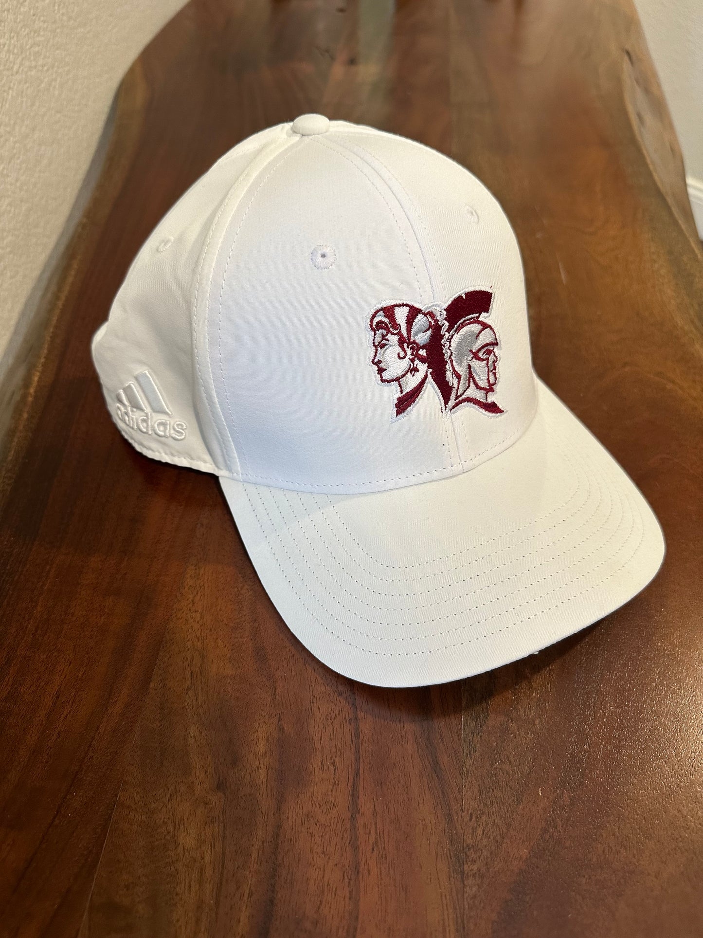 Spearfish Spartans Adidas Performance Cap - White