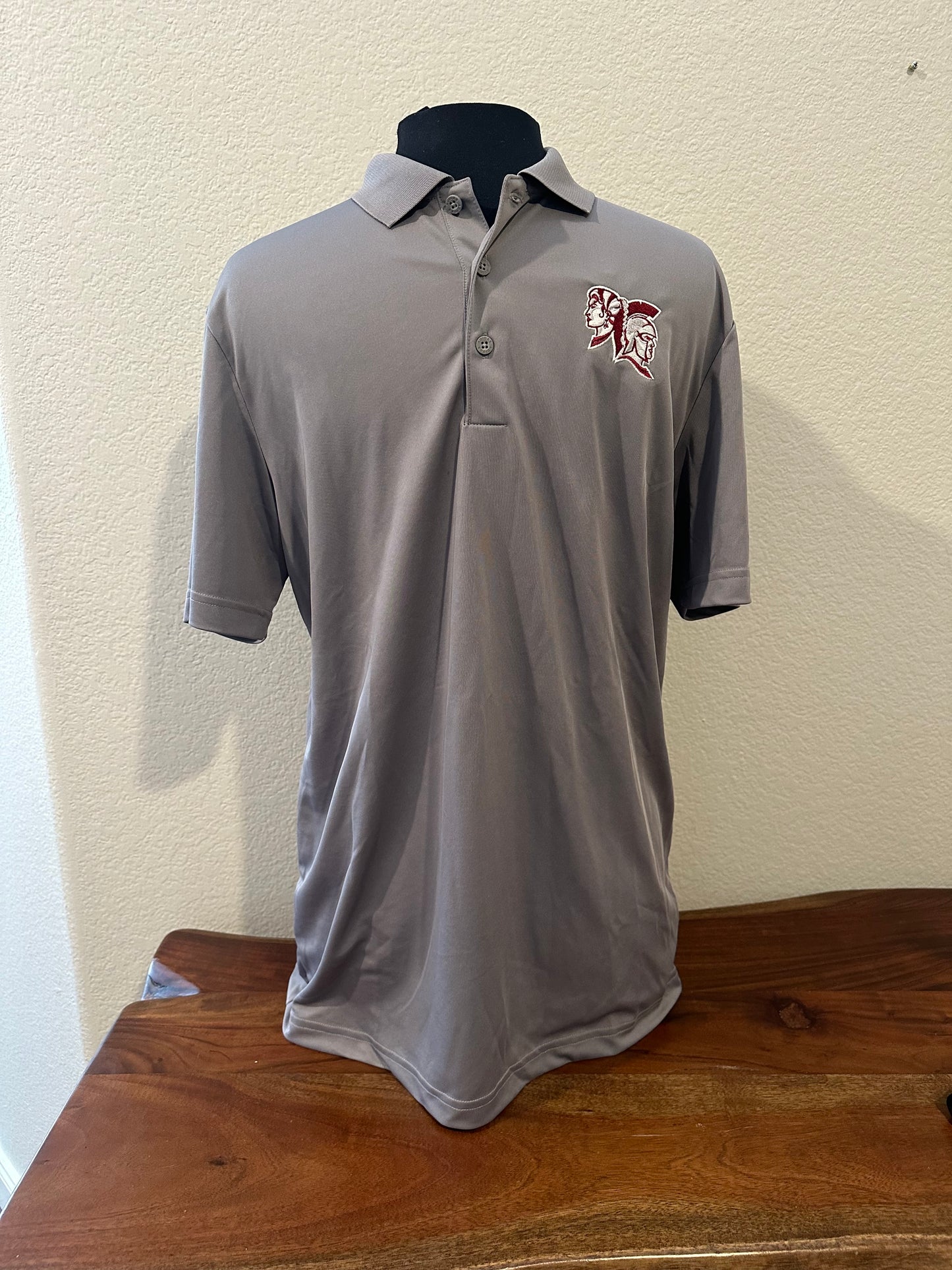 Spearfish Spartans Adidas Performance Polo - Gray