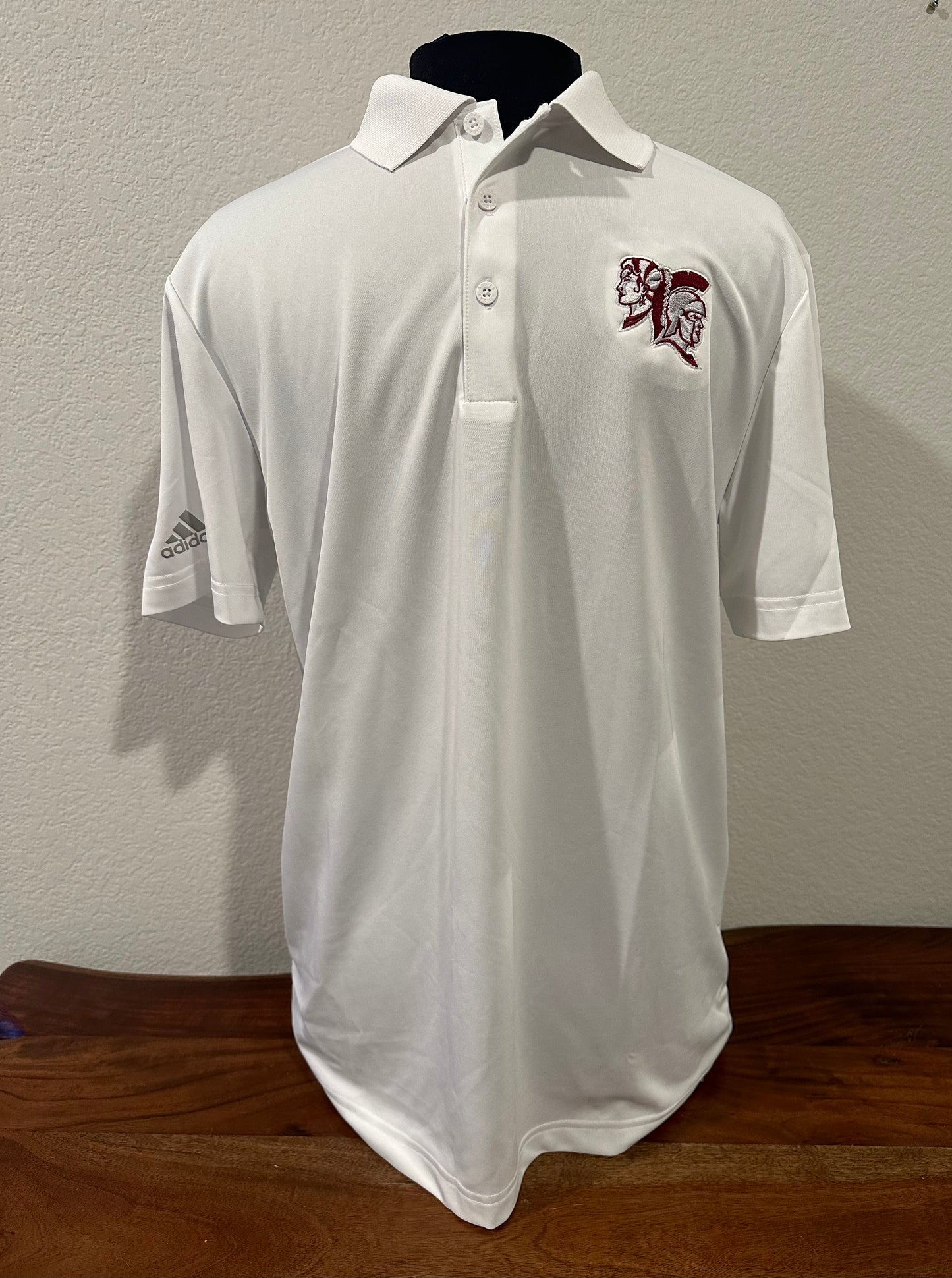 Spearfish Spartans Adidas Performance Polo - White
