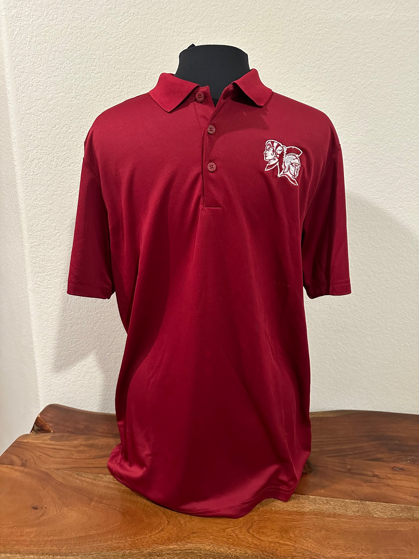 Spearfish Spartans Adidas Performance Polo - Maroon