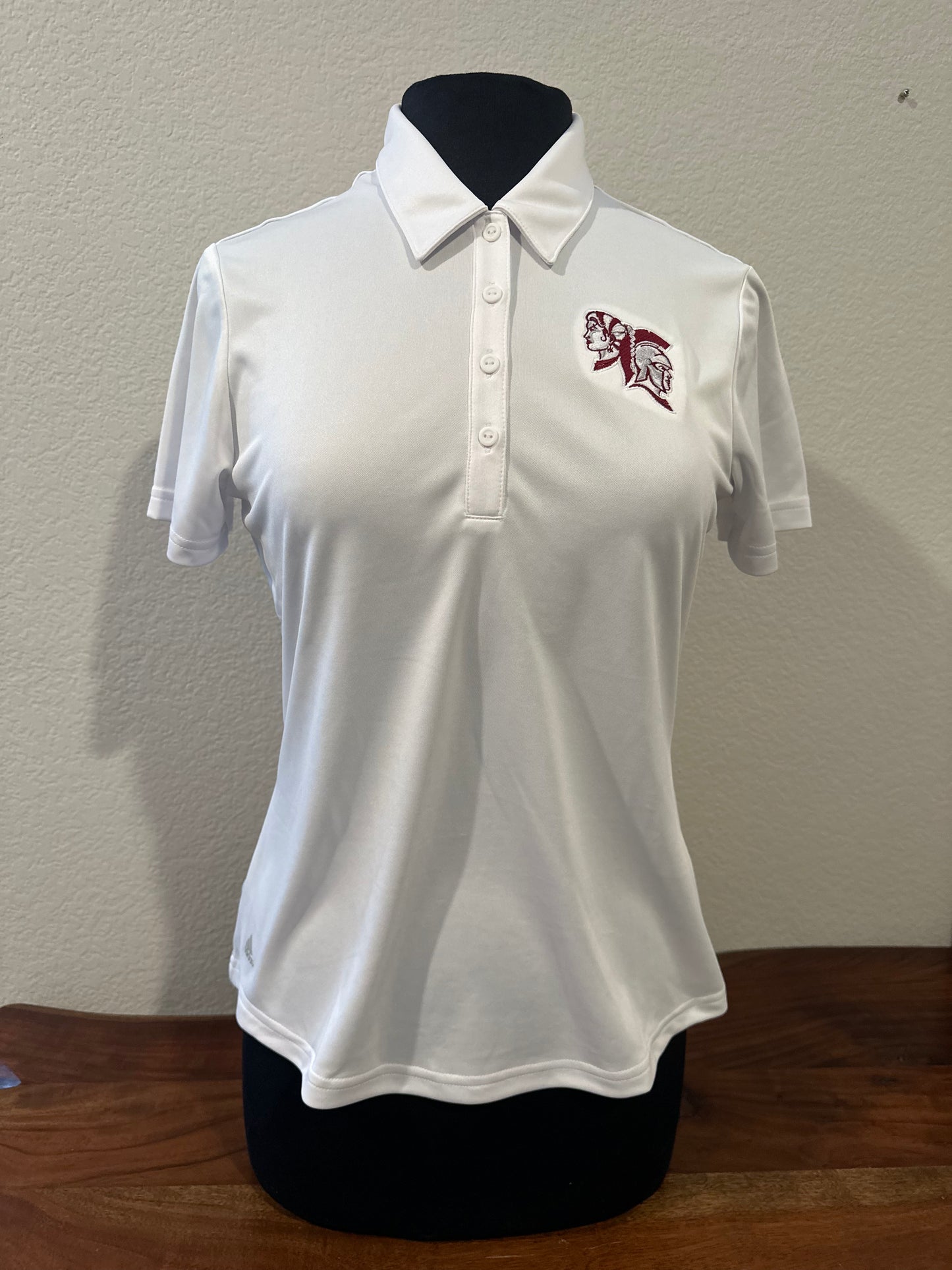 Spearfish Spartans Adidas Women's Performance Polo - White