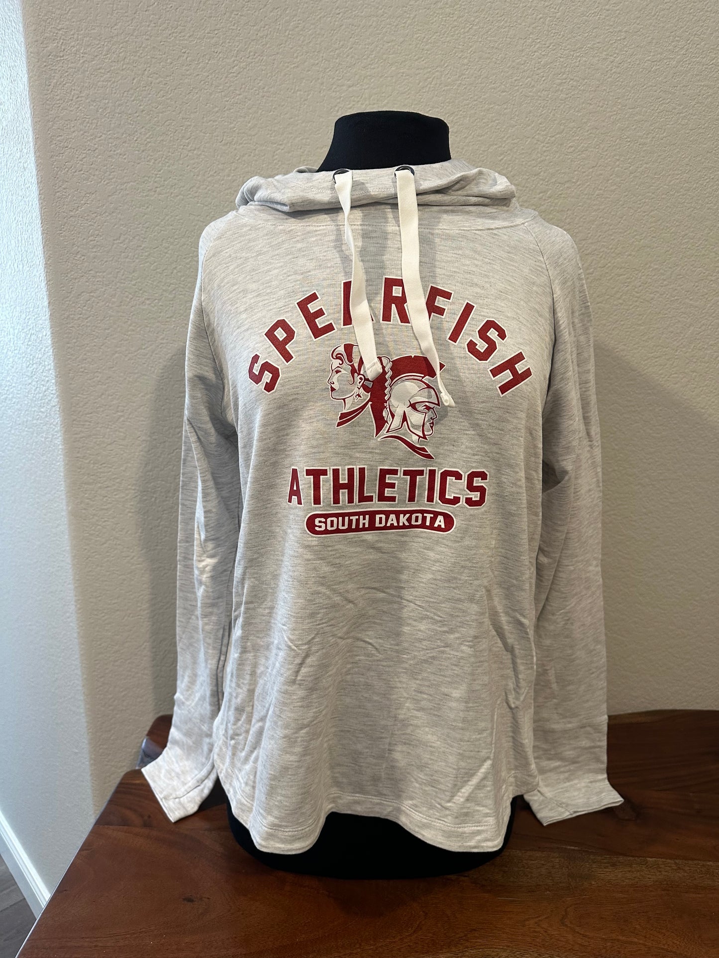 Spearfish Spartans Women's Winona Scuba Hoodie - Gray