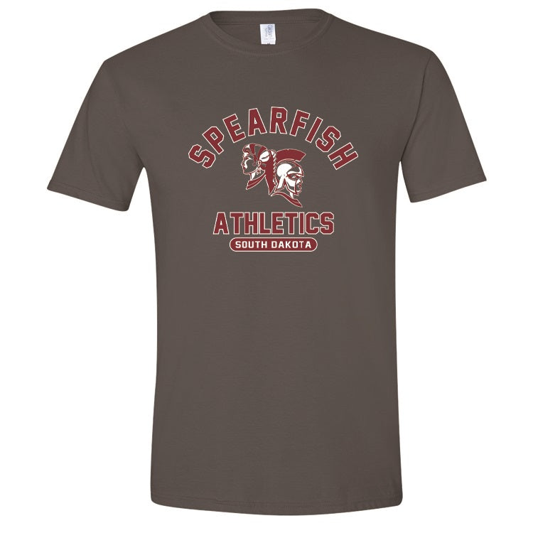 Spearfish Spartans Gildan Softstyle T-Shirt - Maroon