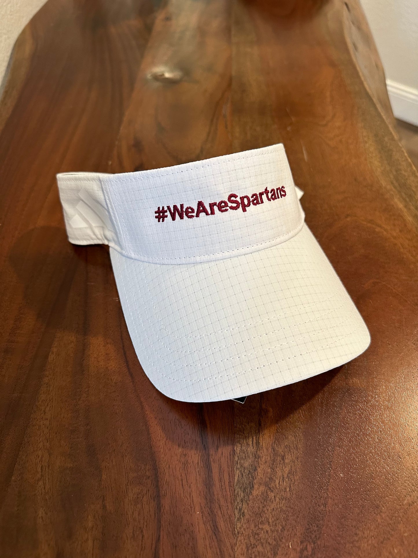 Spearfish Spartans Adidas Tour Visor - White