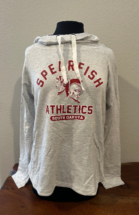 Spearfish Spartans Women's Winona Scuba Hoodie - Ash Grey
