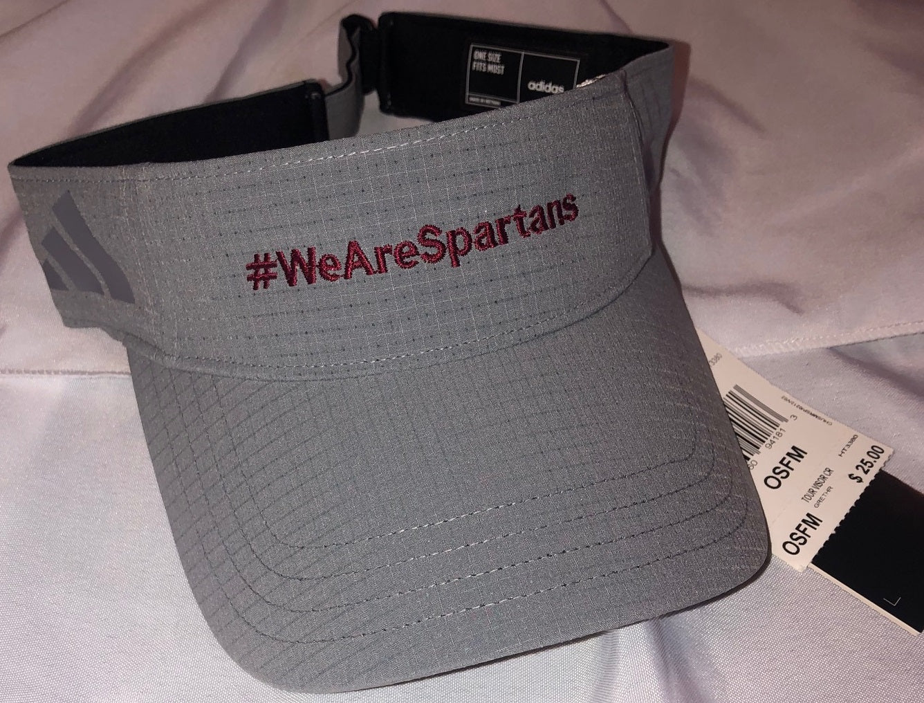 Spearfish Spartans Adidas Tour Visor Spearfish Spartans Gear