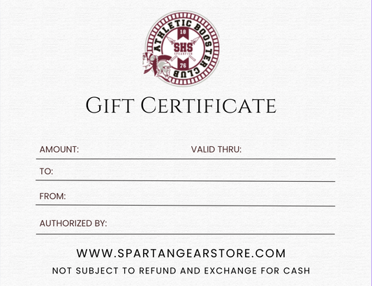 Spearfish Spartans Gear Store Gift Card