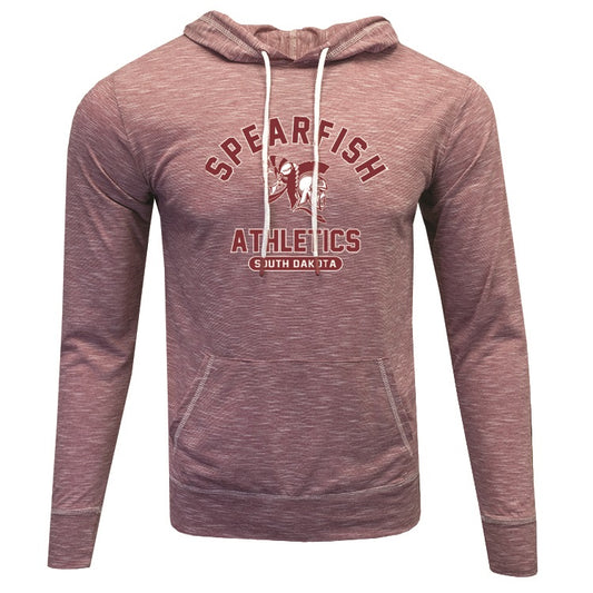 Spearfish Spartans Vermillion Lightweight Hooded Long Sleeve T-Shirt