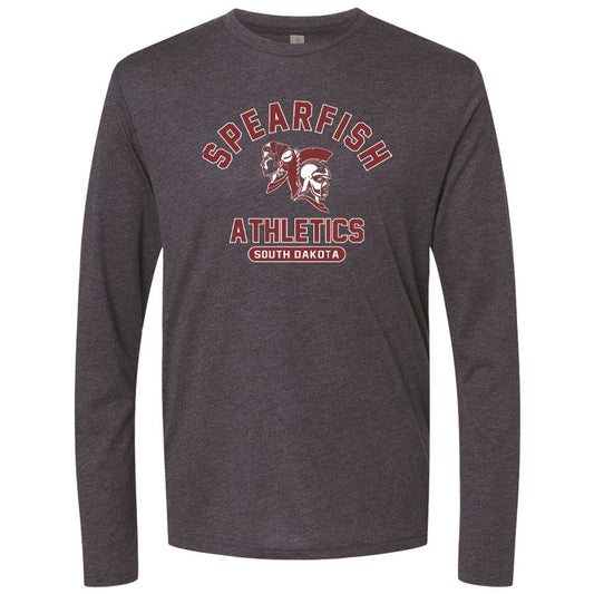 Spearfish Spartans Next Level TriBlend Long Sleeve T-Shirt