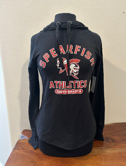 Spearfish Spartans Women's Winona Scuba Hoodie - Black